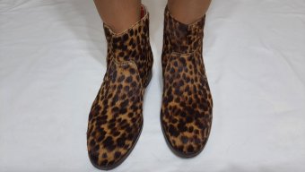 BOTINE ELEGANTE FULL PIELE NATURALA