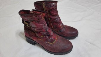 BOTINE ENVOGUE PIELE NATURALA