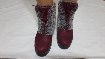 Ghete envogue piele, imblanite, de la AOTORIA marimea 38