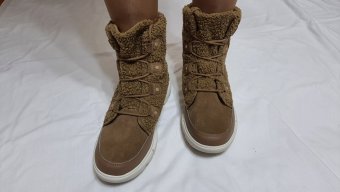 Sneakersi envogue piele naturala SOREL Explore II Joan Cozy