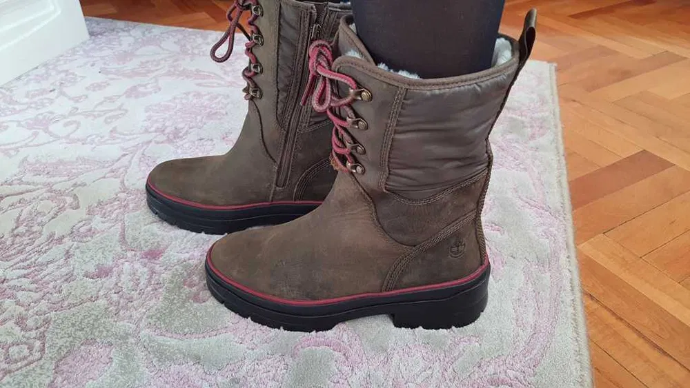 Cizme piele TIMBERLAND Malynn Faux fur lined Waterproof