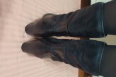 BOTINE INALTE PIELE, IMBLANITE