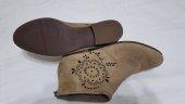 BOTINE TRENDY PIELE NATURALA CU PERFORATII