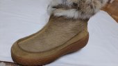 CIZME PIELE NATURALA SI BLANA DE IEPURE IMBLANITE MADE IN ITALY
