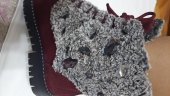 Ghete envogue piele, imblanite, de la AOTORIA marimea 38