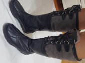 Ghete piele naturala, imblanite UGG Becloud BOOT Waterproof