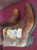 Ghete premium, cowboy, ciucate full piele Stars & Stripes