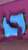 Ghete trendy full piele naturala Dr. Martens Patent Lamper