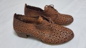 PANTOFI TRENDY CU PERFORATII FULL PIELE