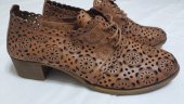 PANTOFI TRENDY CU PERFORATII FULL PIELE